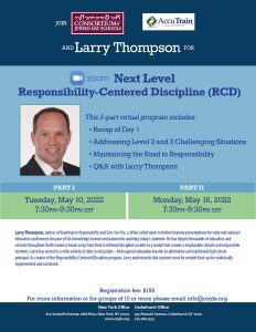 Next Level Responsibility-Centered Discipline (RCD) with Larry Thompson